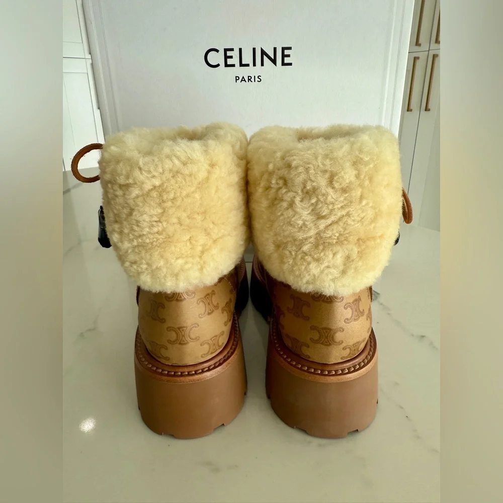 Celine Bulky Cropped Triomphe Boot - Picture 5 of 9